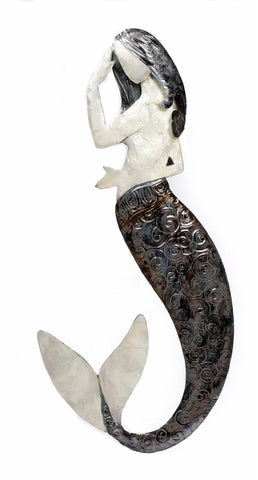 Capiz Mermaid Wall Art