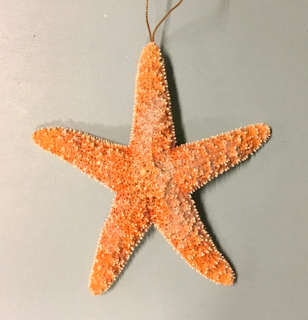 Sparkling Sugar Starfish Ornament