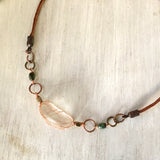 Seaglass Wire Wrapped Choker