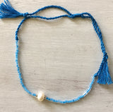 Colorful Pearl Tassel Bracelet