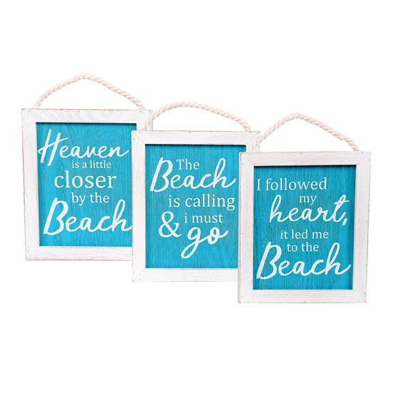 Framed Beach Love Sign