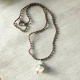 Ocean Glass Pebble Necklace