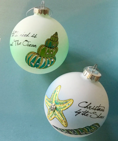 Ocean Seashell Bulb Ornament