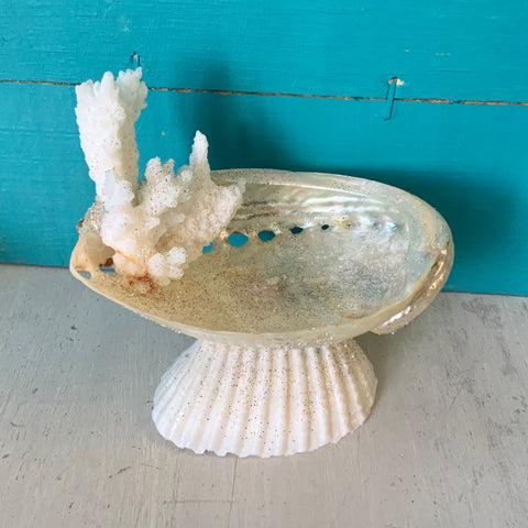 Abalone Coral Jewelry Tray
