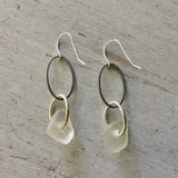 Seaglass Loop Earrings