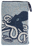 Ocean Beaded Cellphone Purse