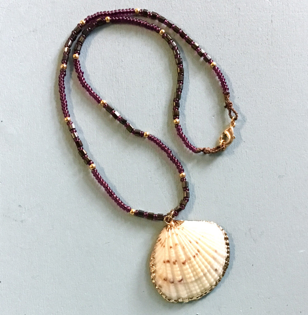 Seashell Beaded Necklace Sea Things Ventura