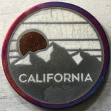 California Raku Pottery Coaster