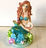 Pearl Shell Mermaid Figurine