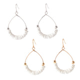 Clamshell Hoop Earrings