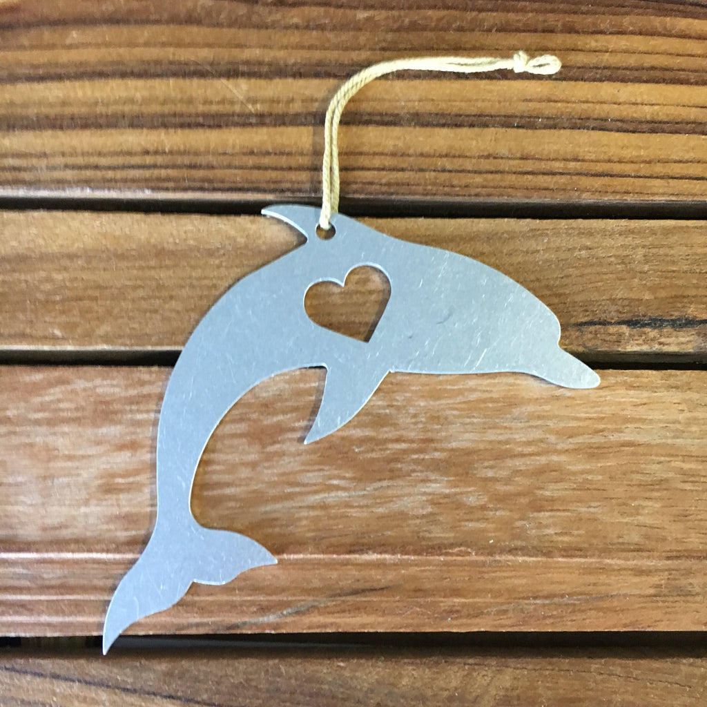Dolphin Metal Ornament