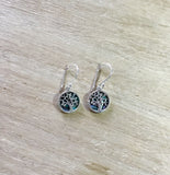 Abalone Tree Earrings