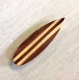 Wooden Surfboard Magnet