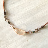 Seaglass Wire Wrapped Choker