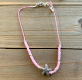 Starfish Seed Bead Anklet