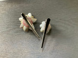 Seashell Flower Hair Pinch Clip