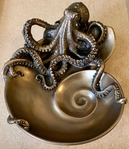 Octopus Nautilus Trinket Dish