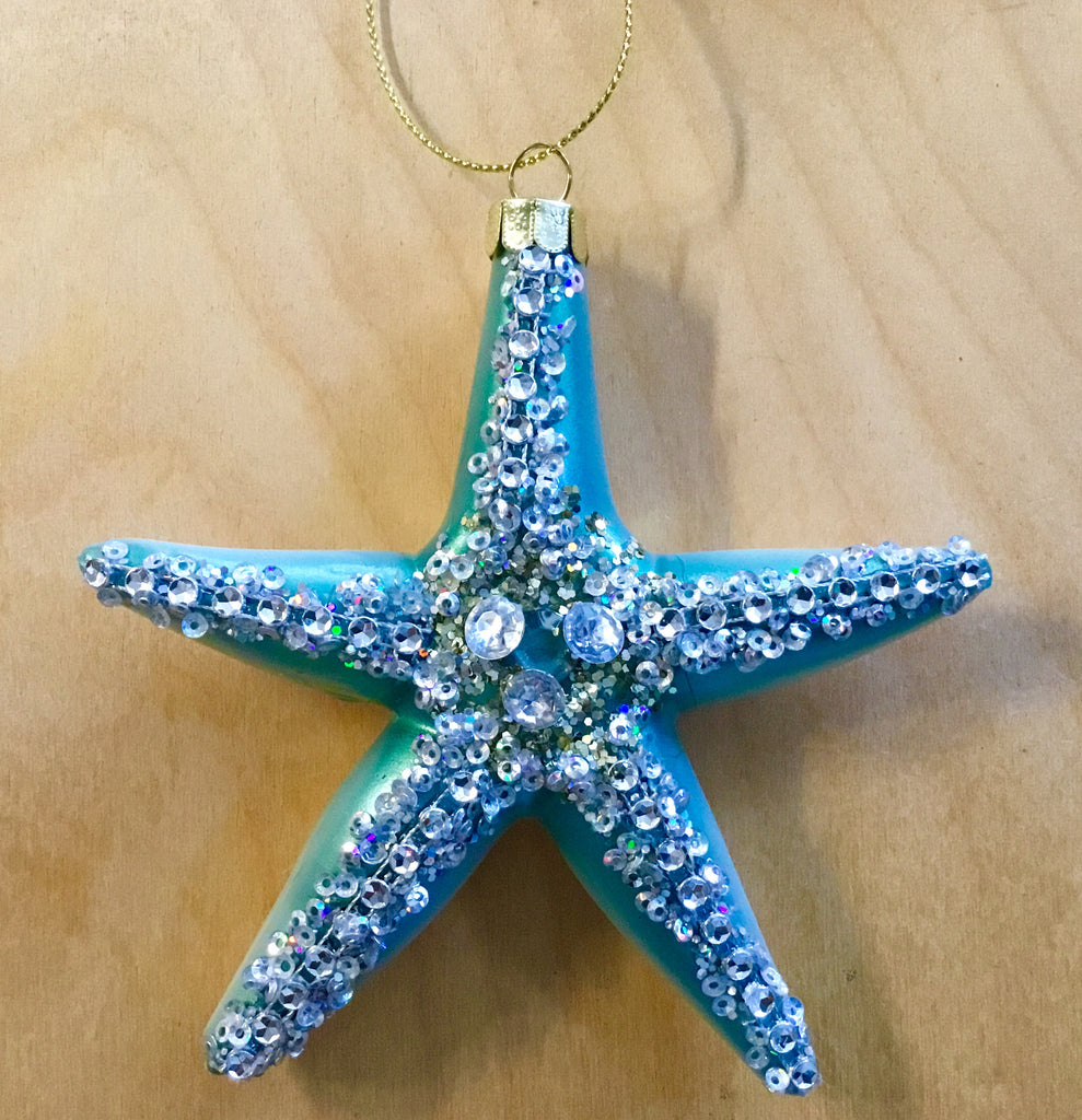 Starfish Sparkle Ornament