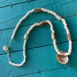 Sunrise Puka Abalone Necklace