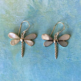 Dragonfly Shell Earrings