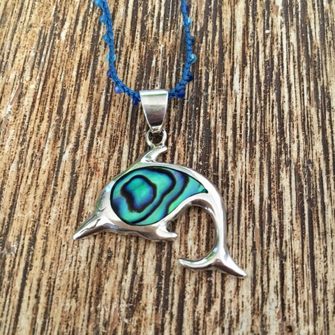 Abalone Dolphin Necklace