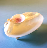 Tropical Pearl Clam Ring Dish