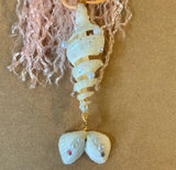 Dancing Mermaid Spiral Shell Ornament