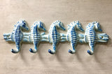 Blue Seahorse Key Hook