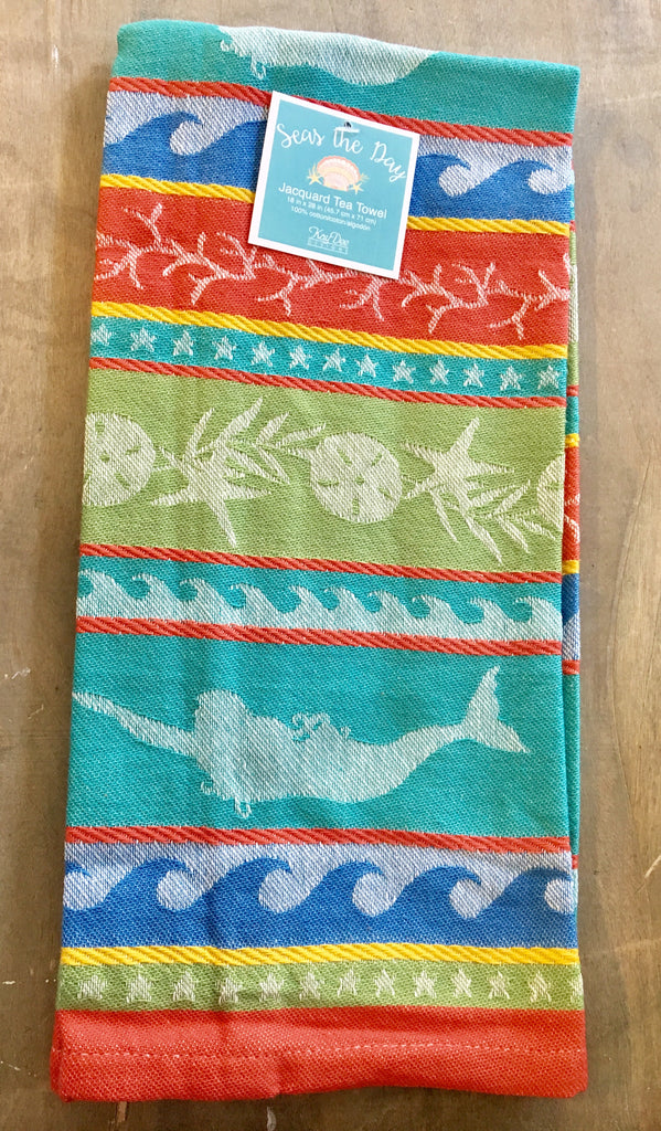 Jacquard Sea Tea Towel