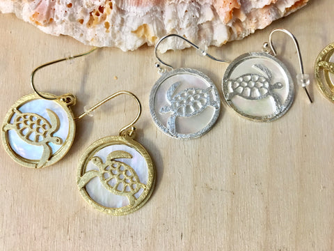 Ocean Medallion Earrings