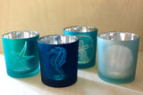 Sea Life Shadow Candle