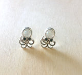 Opal Octopus Stud Earrings