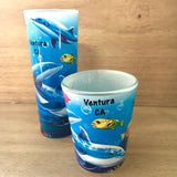 Swimming Dolphins Shot Glass