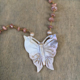 Sea Moon Butterfly Necklace
