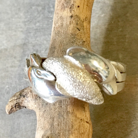 Dolphin Puzzle Ring