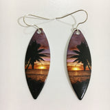 Tropical Surfboard Earrings