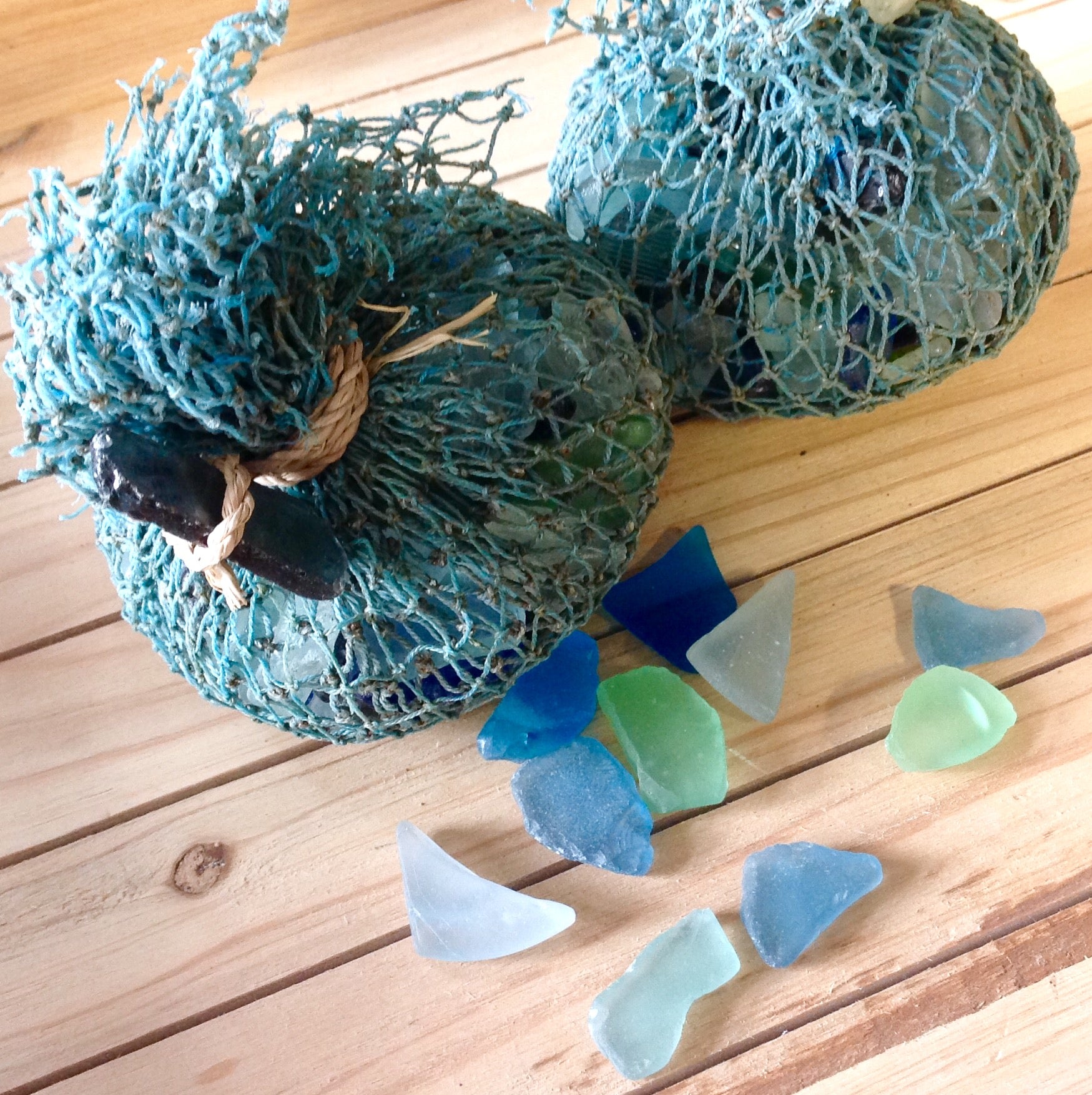 Sea Glass Fish Net Bag – Sea Things Ventura
