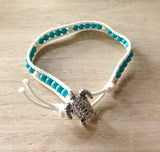 Sea Turtle Button Bracelet