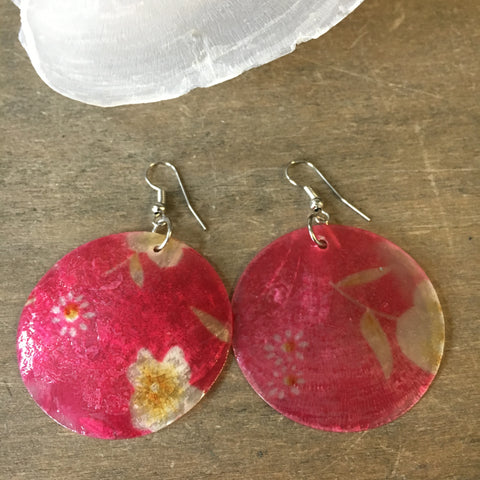 Tropical Capiz Earrings