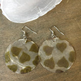 Capiz Heart Seashell Earrings