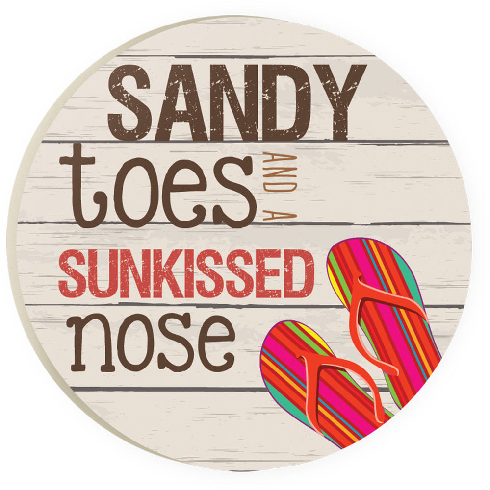 Sandy Toes Car Coaster