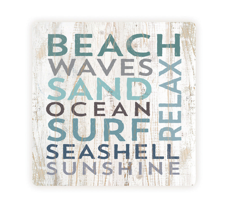 Beach Waves Sand Coaster