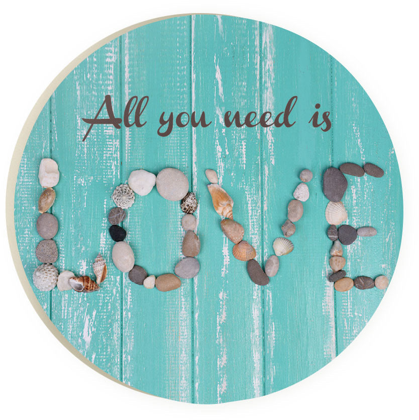 All You Need is Love Car Coaster