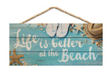 Better at the Beach Rope Sign