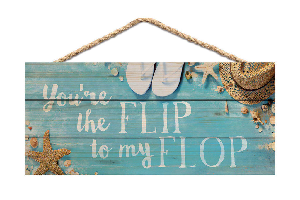 Flip in my Flop Rope Sign
