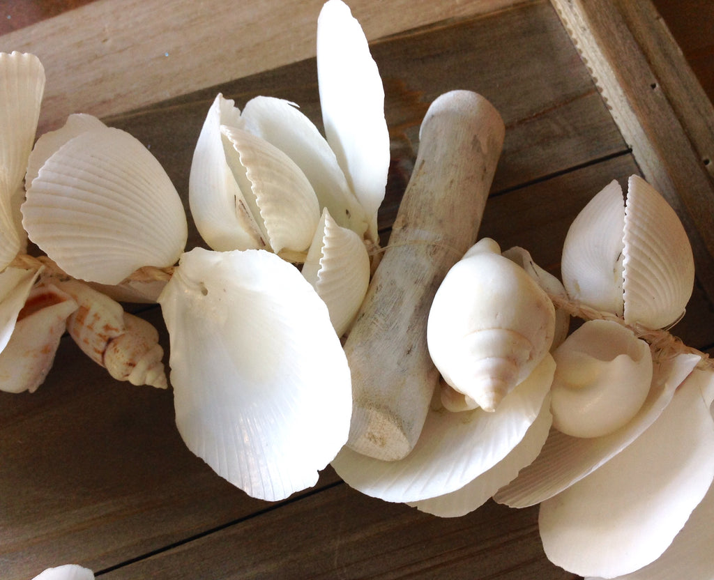 Coastal Seashell Driftwood Garland
