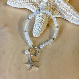 Starfish Sparkle Charm Bracelet