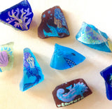 Painted Sea Glass Magnets