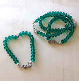 Emerald Mermaid Stretch Bracelet