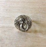 Mermaid Medallion Ring